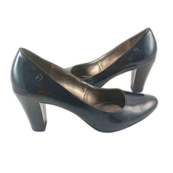 Etienne Aigner Women's Haven Pump Patent Black Size 7.5. Three Inch Heel....... - Picture 1 of 13